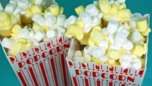 cupcake desain popcorn