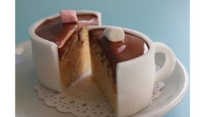 cupcake desain segelas coklat panas