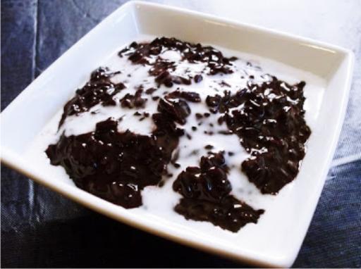 cara buat bubur ketan hitam yang lembut