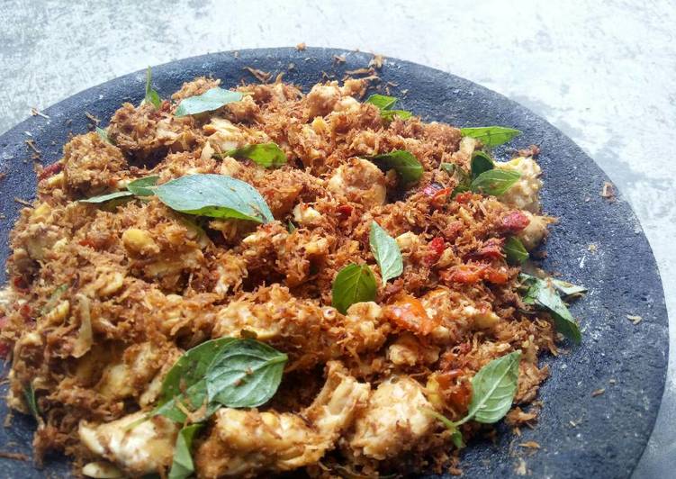 sambal kelapa tempe