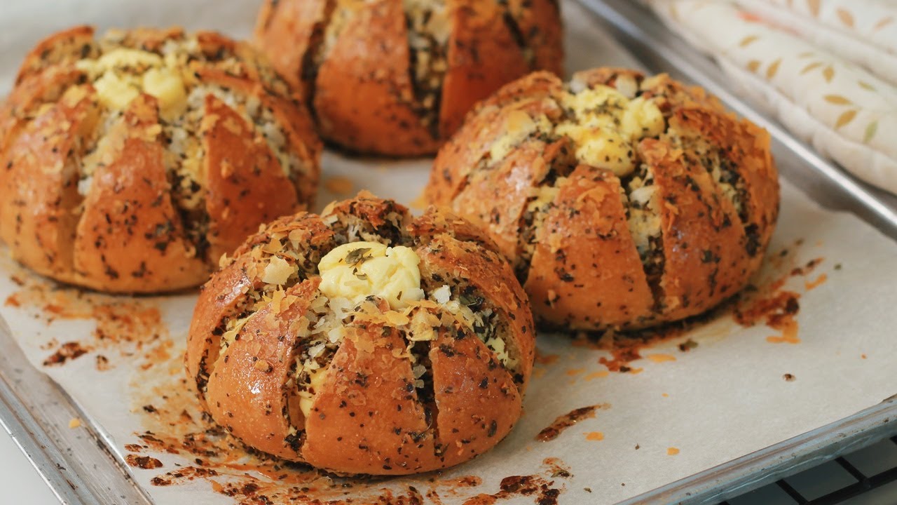 Cara Membuat Korean Garlic Bread