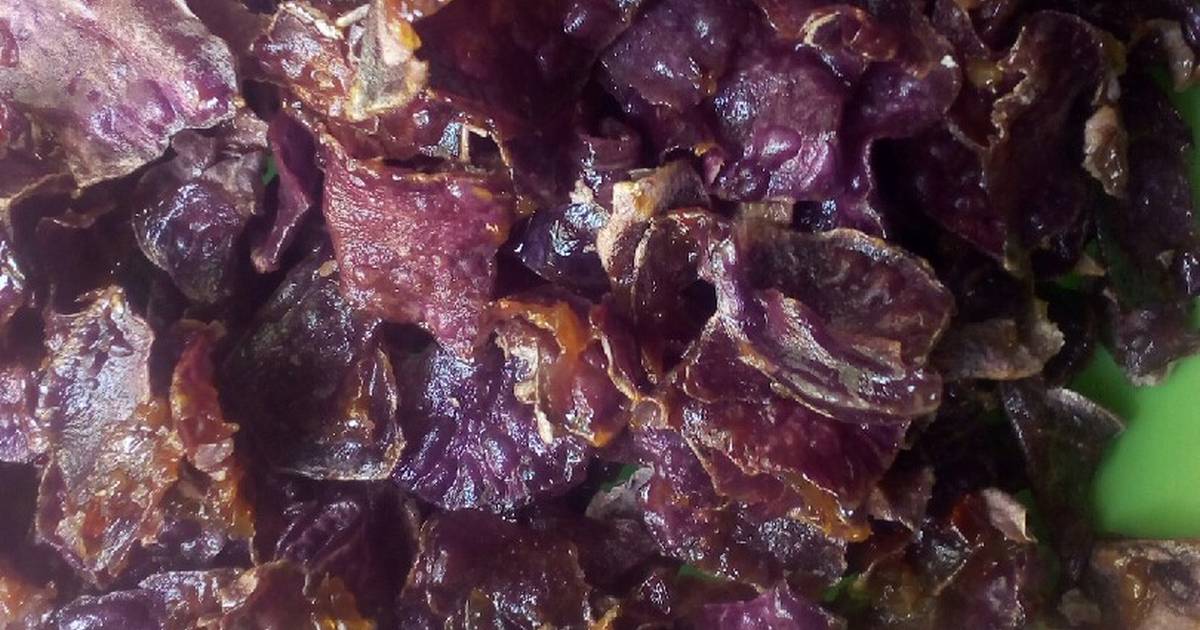 Cara Membuat Keripik Ubi Ungu Pedas Sederhana Dan Enak