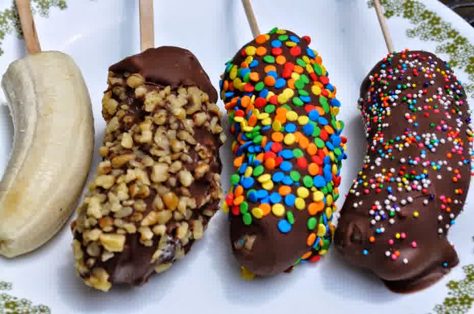 cara membuat coklat untuk es pisang
