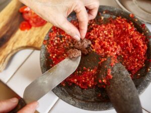 aneka macam sambal indonesia
