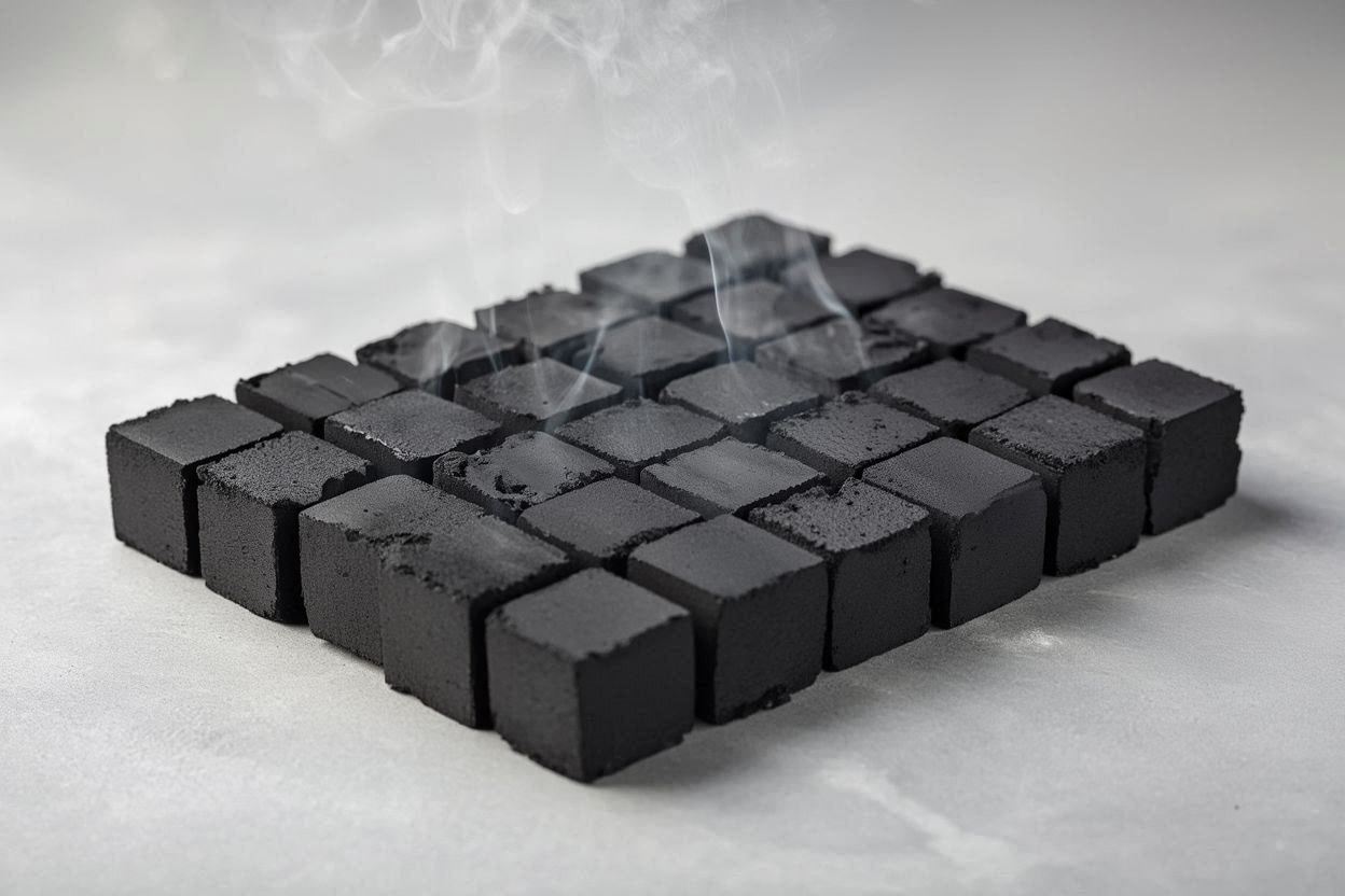 فحم جوز الهند النقي خالٍ من الروائح