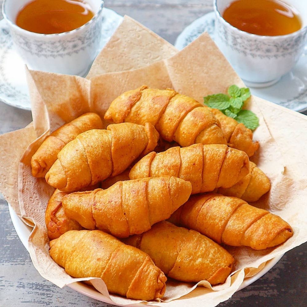 Cara Membuat Roti Pisang Goreng