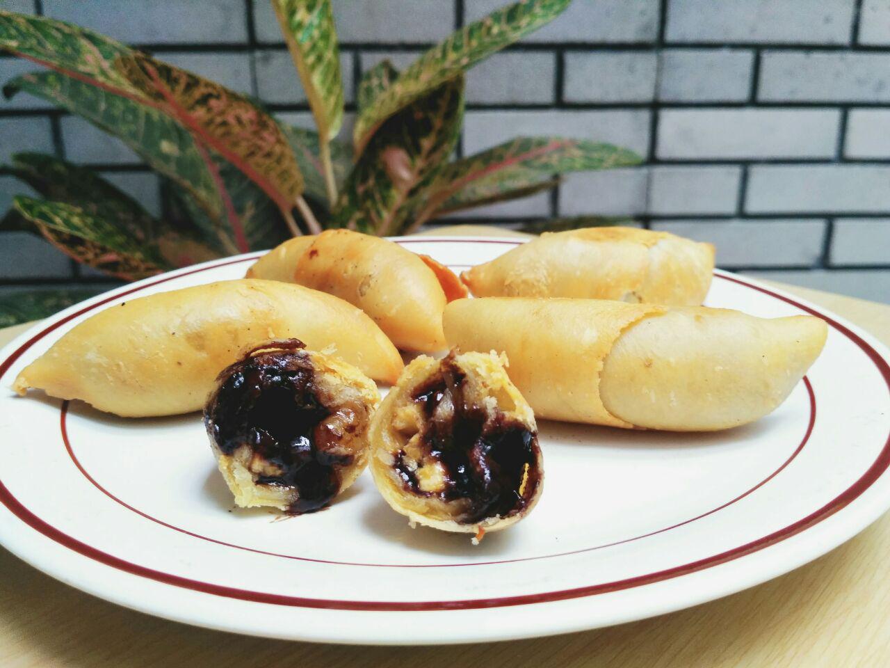 resep pisang molen coklat lumer