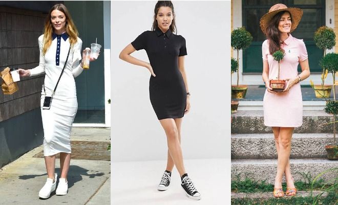 model kaos polo wanita