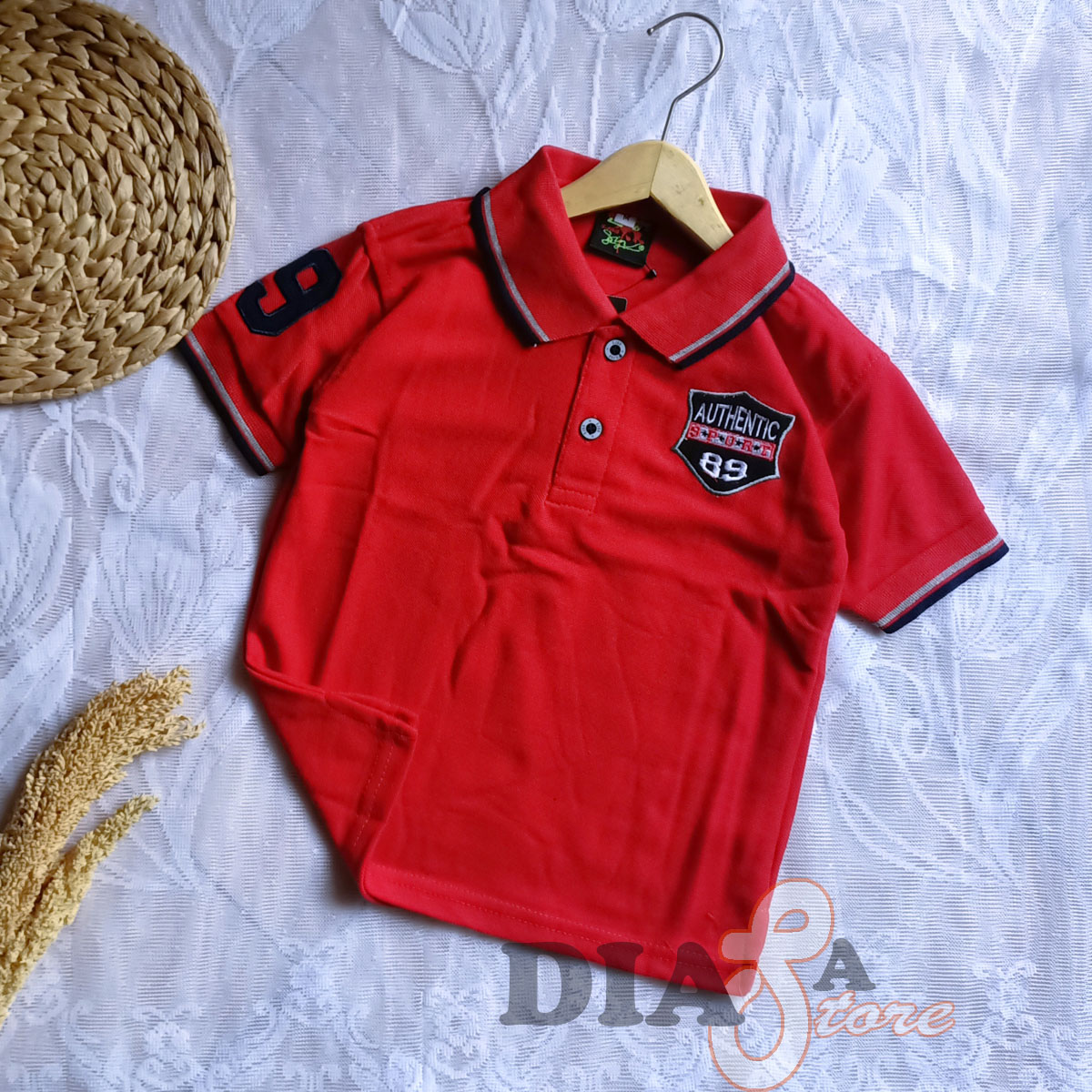 model kaos polo anak