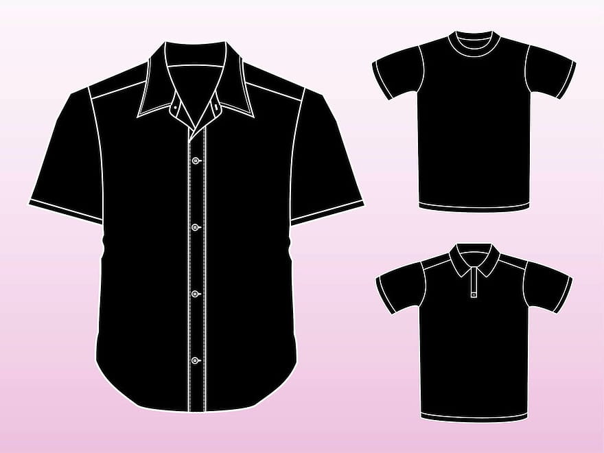 desain kaos kerah untuk seragam