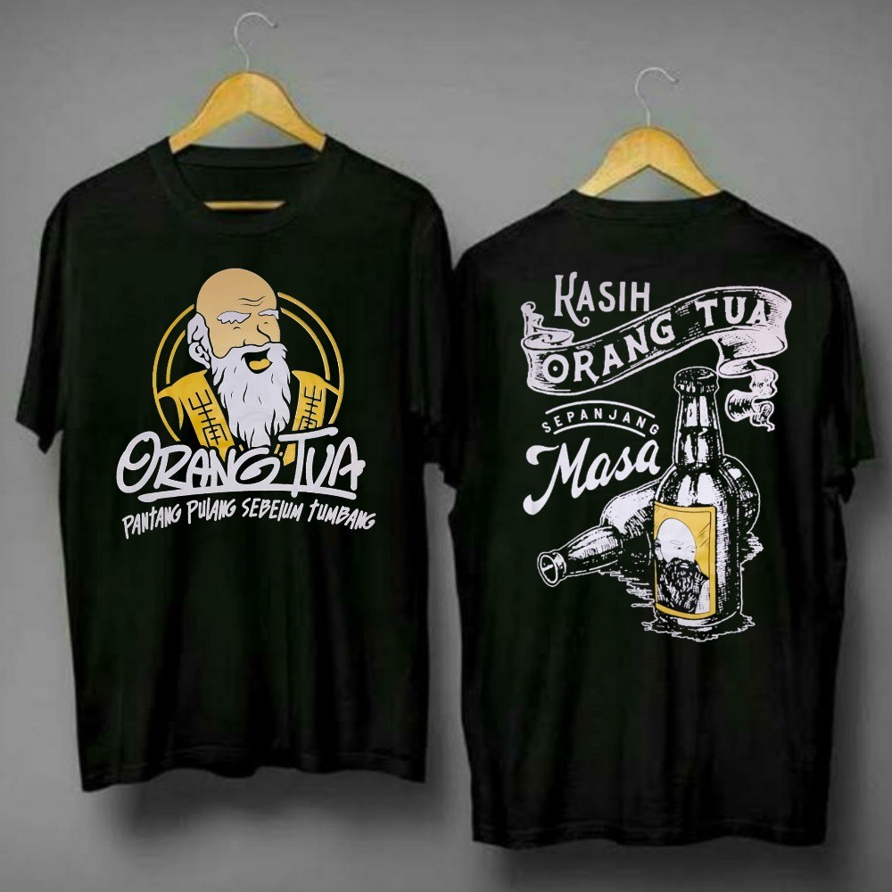 kaos casual pria