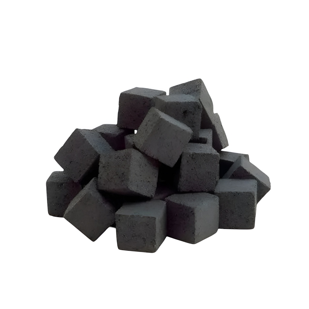 how to make coconut shell charcoal cubes