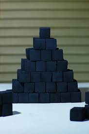 Coconut activated charcoal cubes