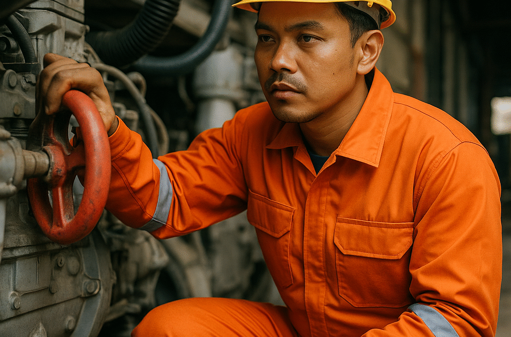 seragam kerja teknisi profesional