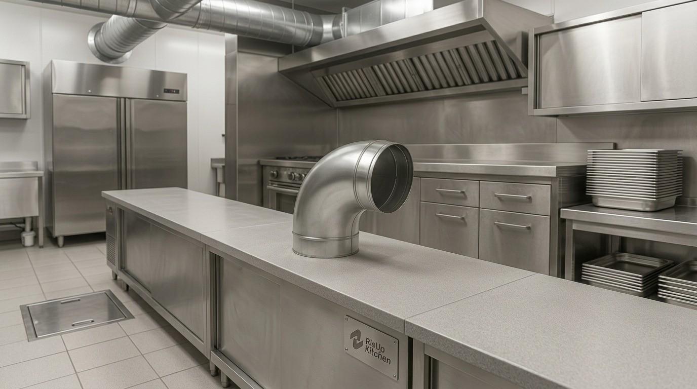 fungsi ventilasi dapur komersial dengan sistem ducting stainless steel