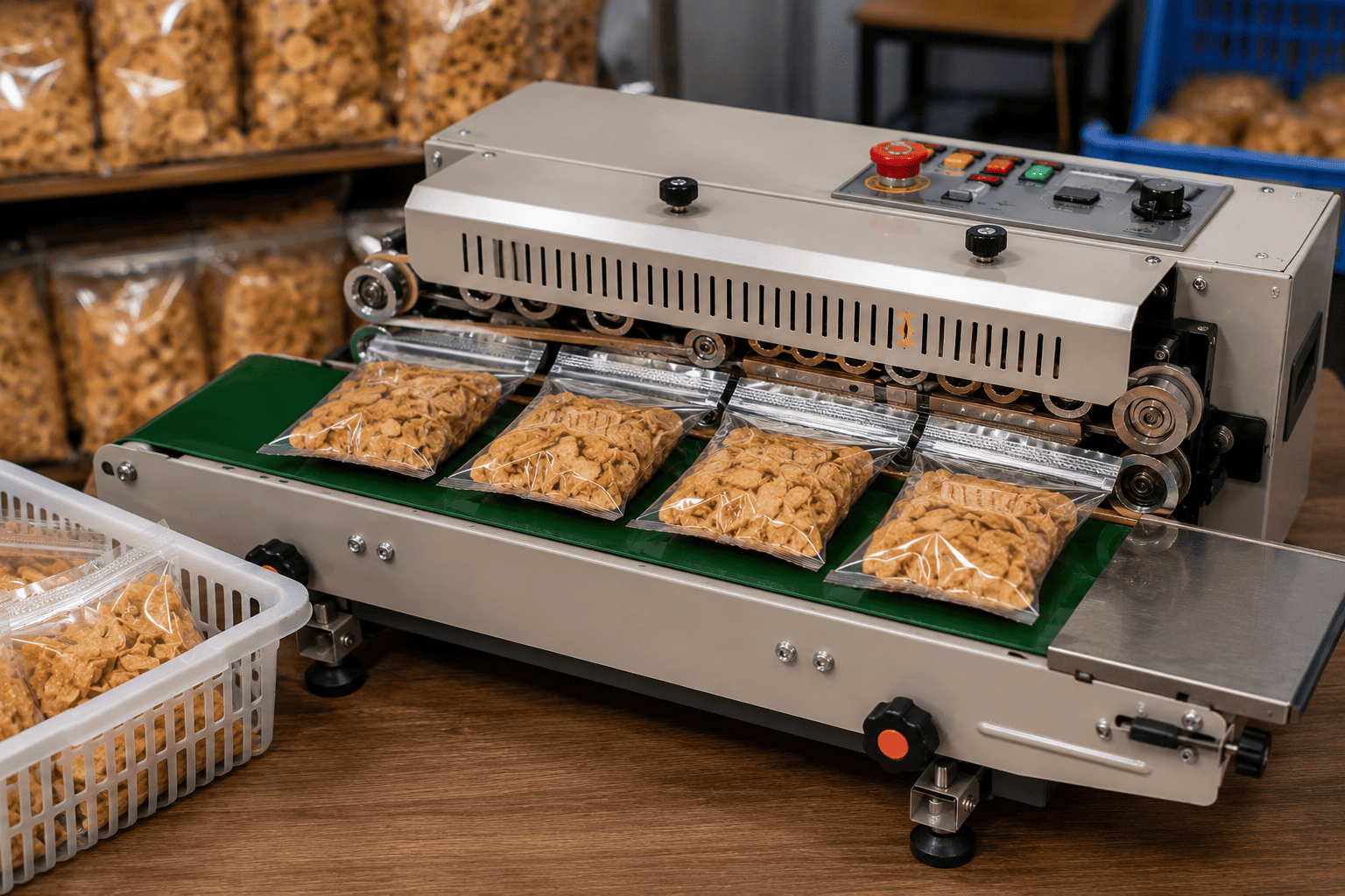 mesin sealer produksi harian