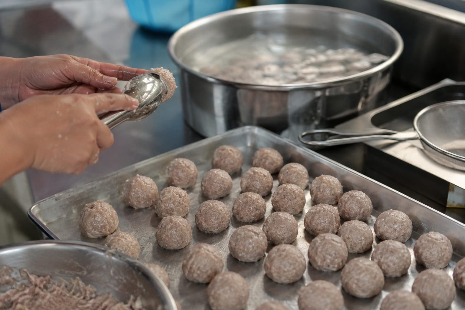cara produksi bakso lebih efisien