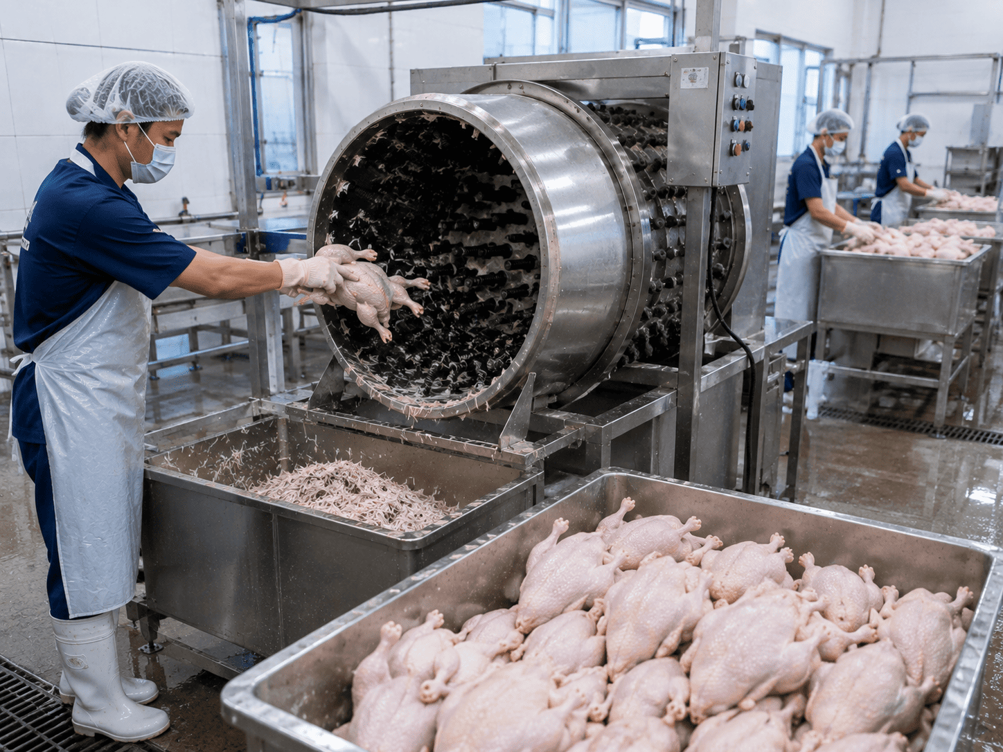 cara kerja mesin bubut bulu ayam